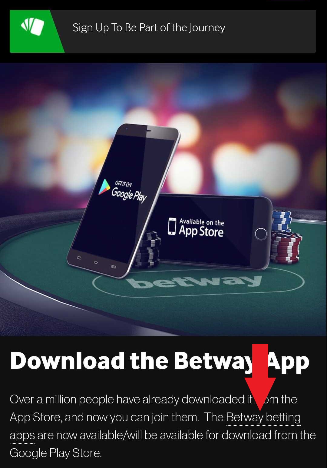 How to download Betway app