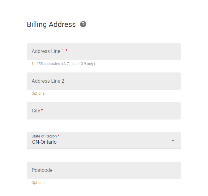 Spin Casino  Address Registration