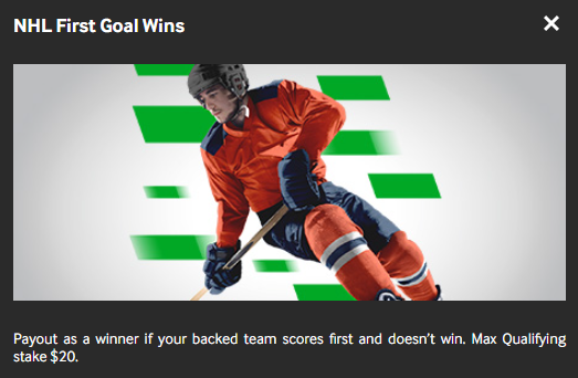 Promo Betway NHL