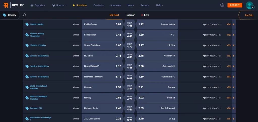 Sports Betting at Rivalry