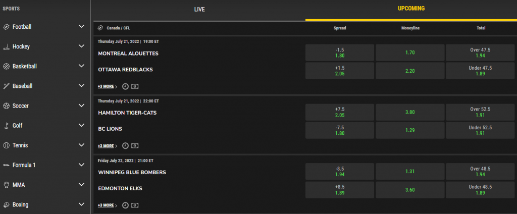 PROLINE+ sportsbook