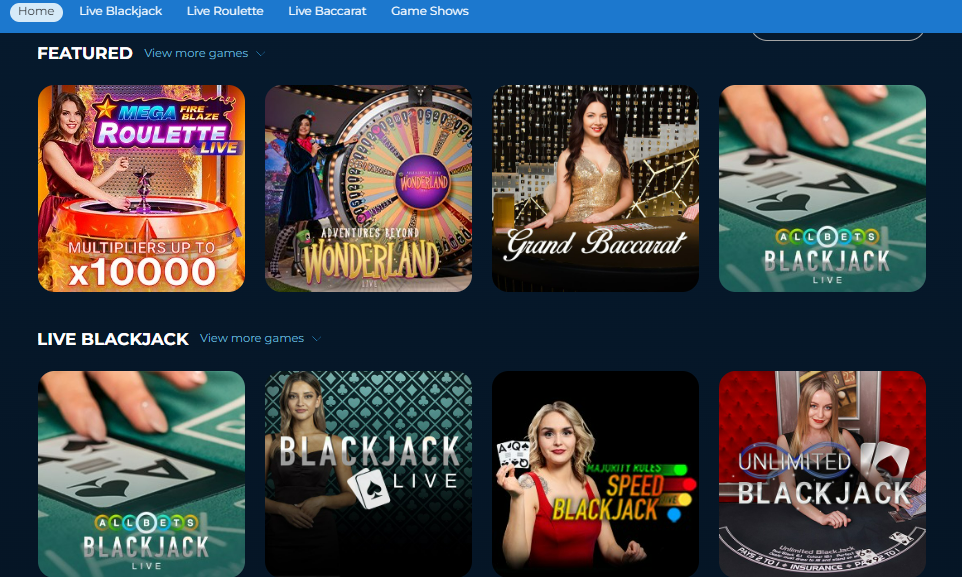 NorthStar Bets Live Casino