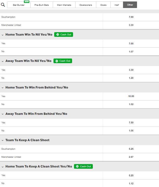 Betway prop bets