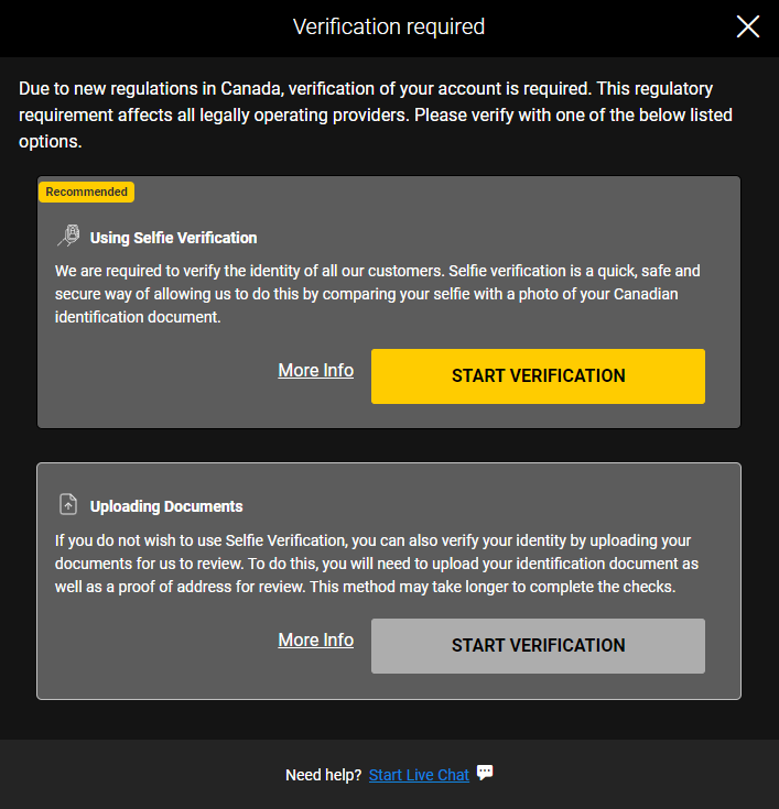 bwin sign up process, step 6