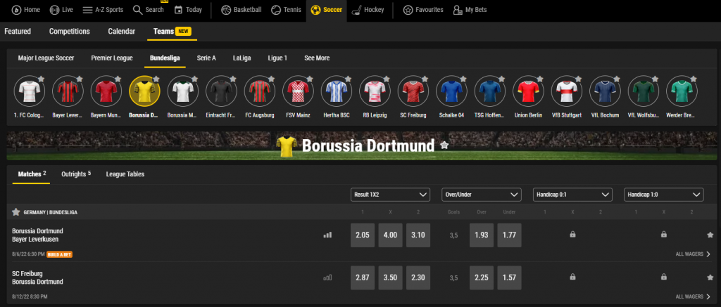 bwin teams