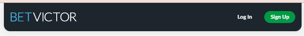 BetVictor Sign Up button