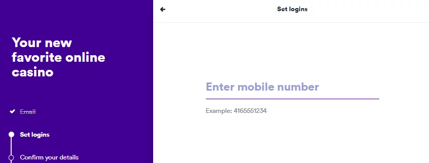 Add your phone number