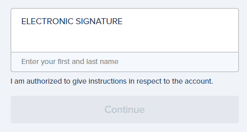 FanDuel electronic signature