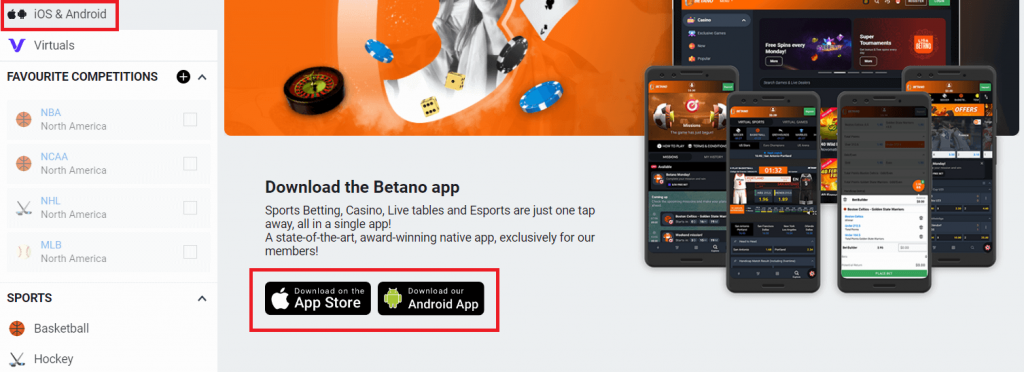 How to download Betano app for iOS and Android